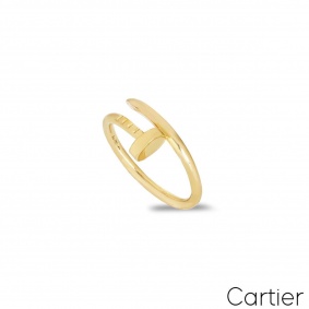 Cartier 18k Yellow Gold SM Juste un Clou Ring Size 50 B4225950